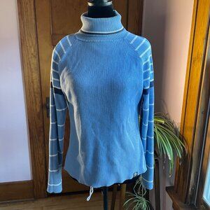 Vintage 90s Y2K Ski-Doo Knit Logo Sweater 90s Turtleneck L Snowmobile Streetwear